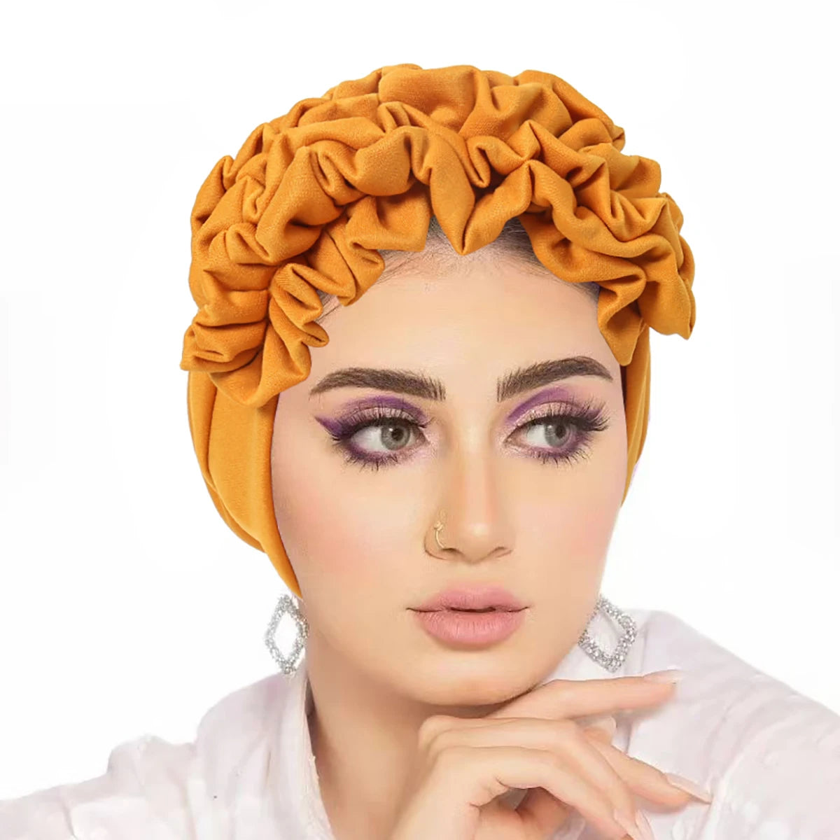 Turban Femme Plissé – Élégance et Confort au Quotidien