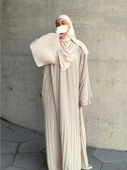 Abaya Femme Jalabiya Longue Élégante – Légèreté et Raffinement