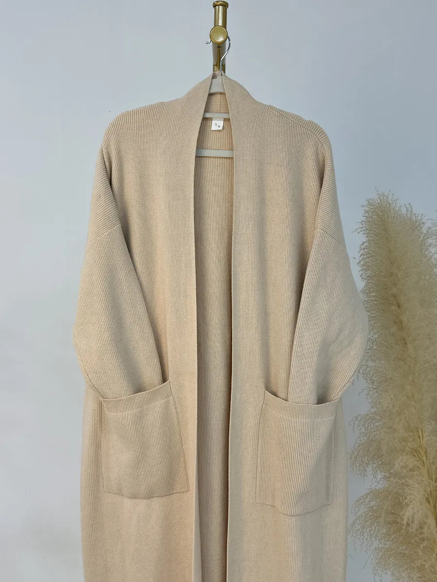 Abaya Femme Kimono Cardigan Hiver – Élégance & Confort Chaleureux (change price
