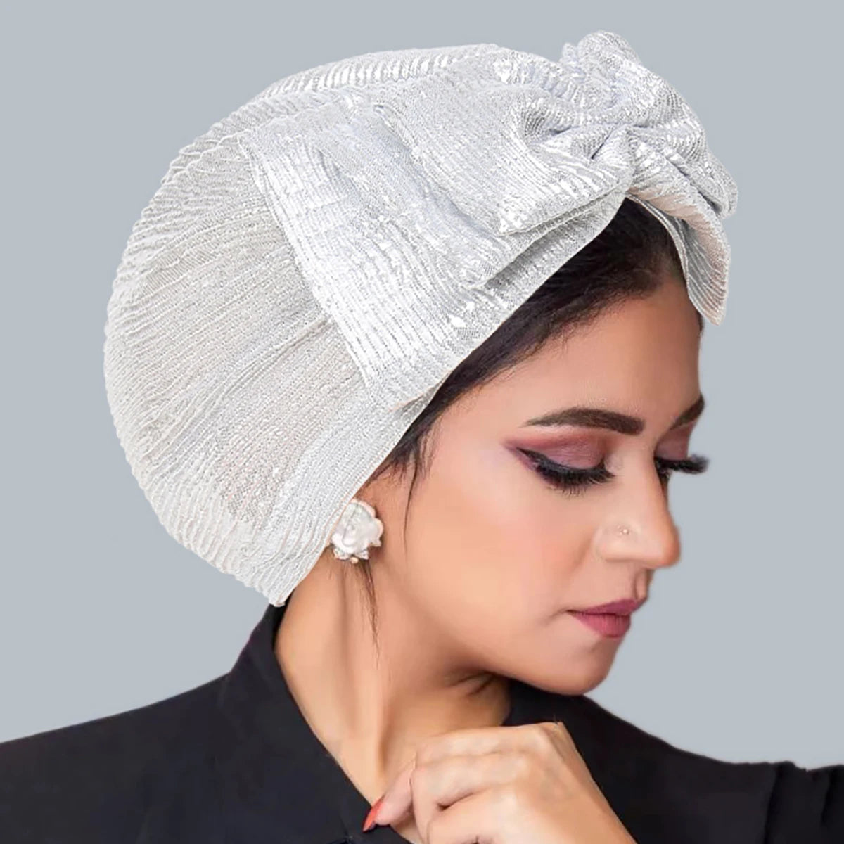Turban Velours Brillant Femme – Élégance et Confort