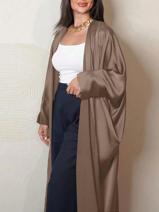 Abaya Femme Cardigan Long – Élégance Fluide et Moderne