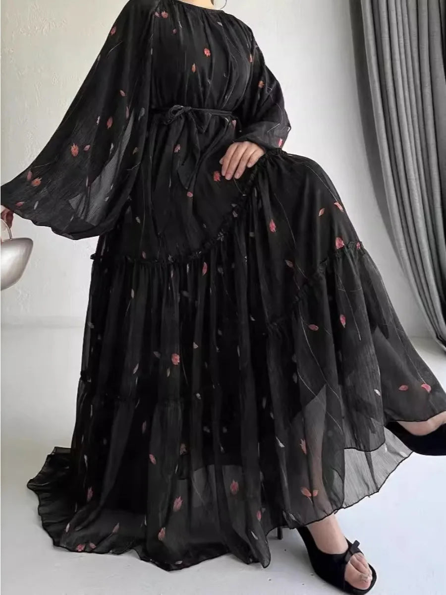 Abaya Femme Kaftan Printemps – Léger et Élégant pour la Saison
