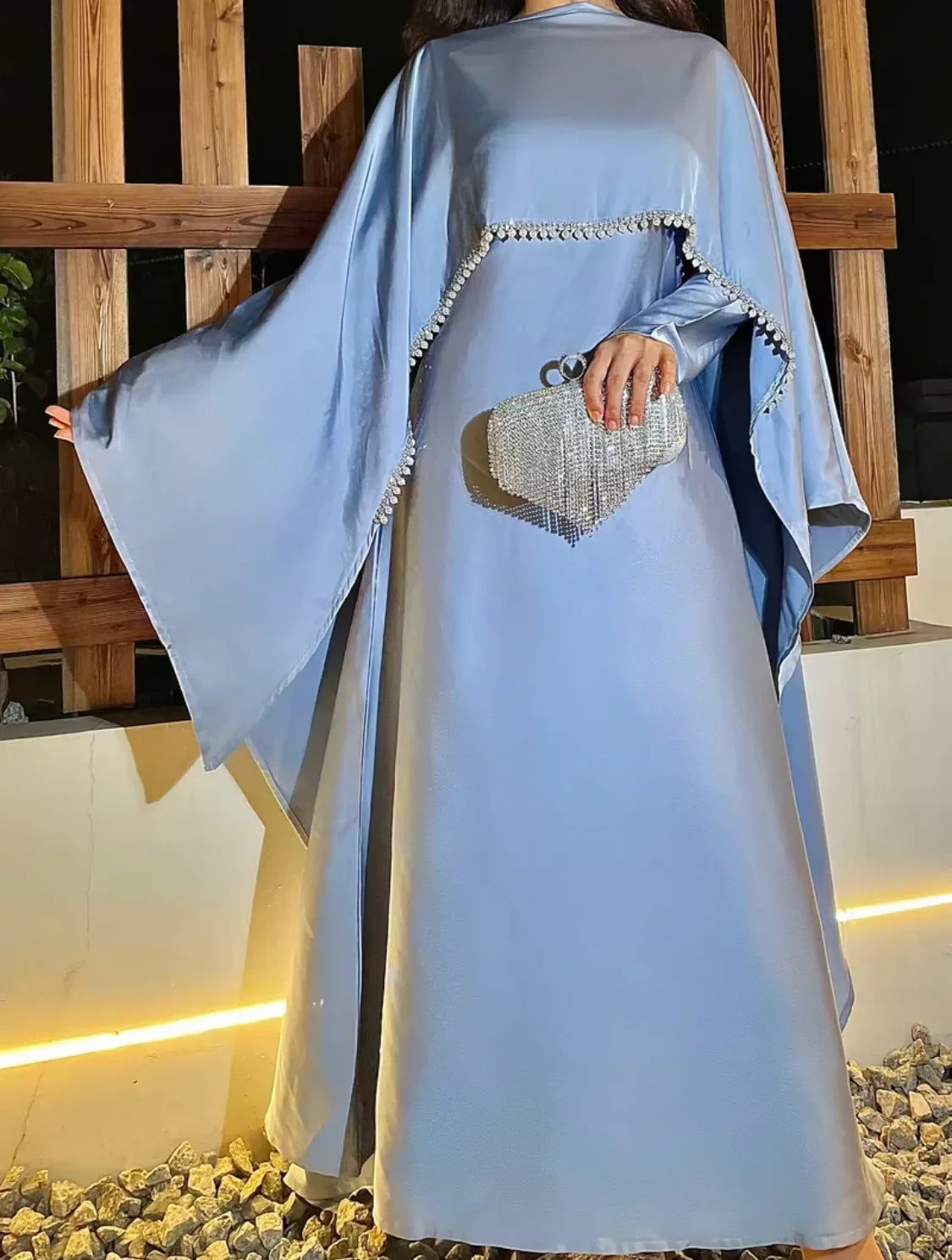 Abaya Femme Papillon Luxe 