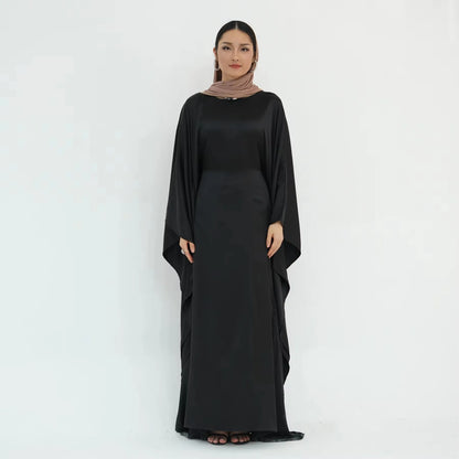 Abaya Femme Kaftan Satin – Fluidité & Brillance d’Exception