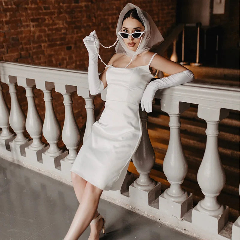 Gants Femmes Longs Satines Elegants