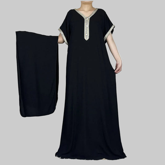 Kaftan Femme Traditionnel Haute Couture 