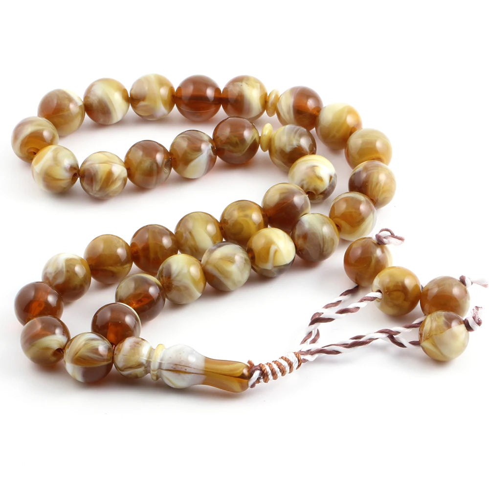 Chapelet Islamique 33 Perles – Marbré | Élégance & Simplicité