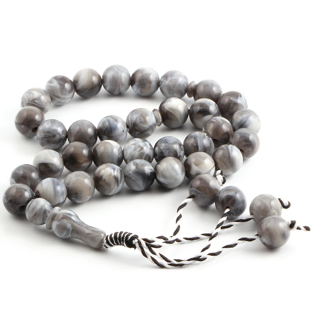 Chapelet Islamique 33 Perles – Marbré | Élégance & Simplicité