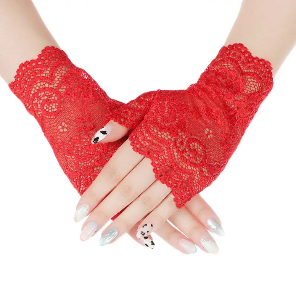 Gants Courts en Dentelle