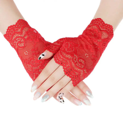 Gants Courts en Dentelle