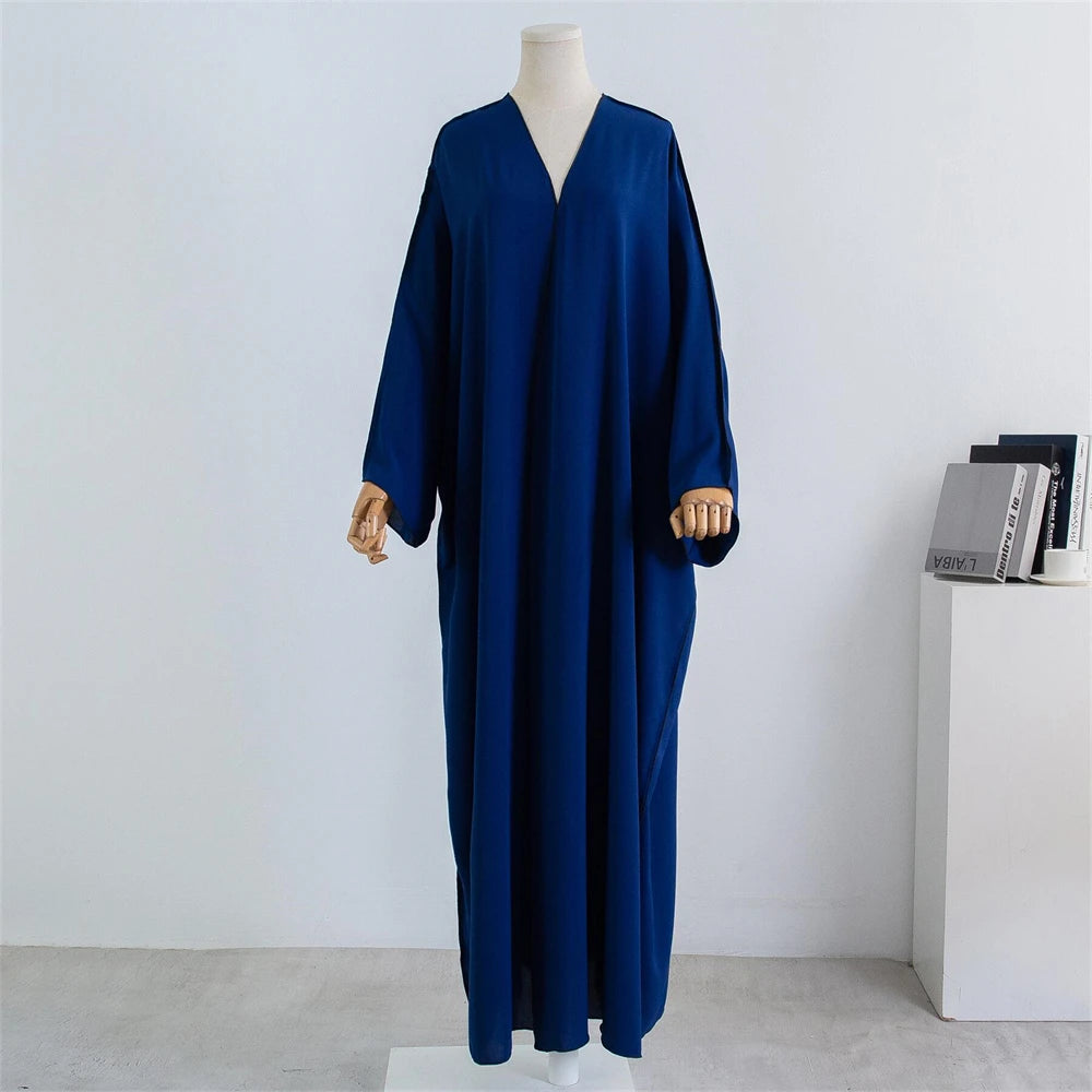 Abaya Femme Kimono Satin – Élégance Fluide et Raffinée