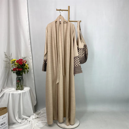 Abaya Femme 2 Pièces Élégante – Cardigan Turc Chic et Moderne