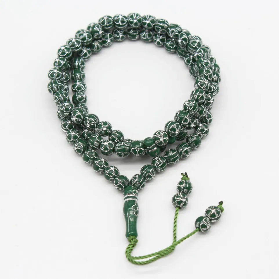 Tasbih 99 Perles Bleu – Chapelet de Prière Élégant & Raffiné