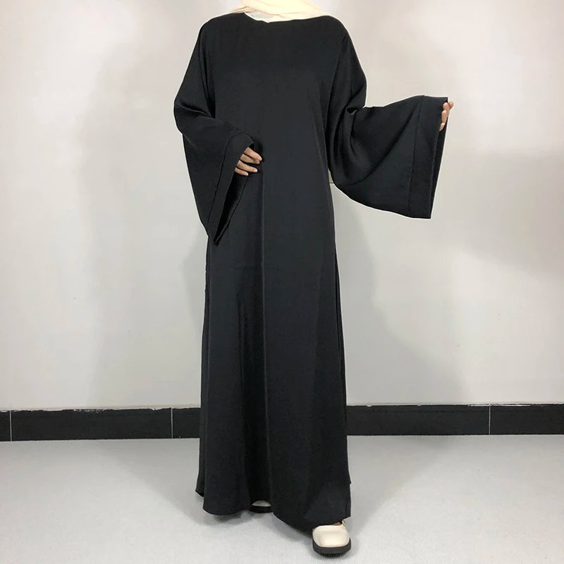 Abaya Femme Minimaliste Chic – Élégance Essentielle & Confort Fluide