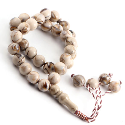 Chapelet Islamique 33 Perles – Marbré | Élégance & Simplicité