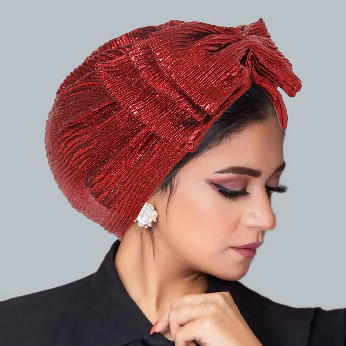 Turban Velours Brillant Femme – Élégance et Confort