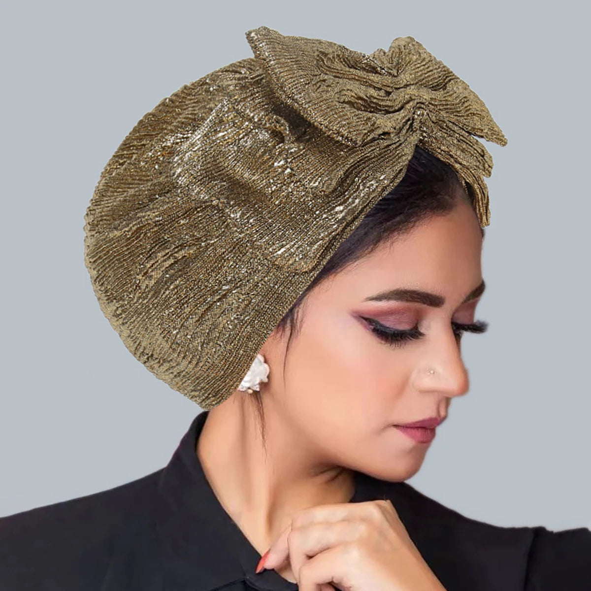 Turban Velours Brillant Femme – Élégance et Confort
