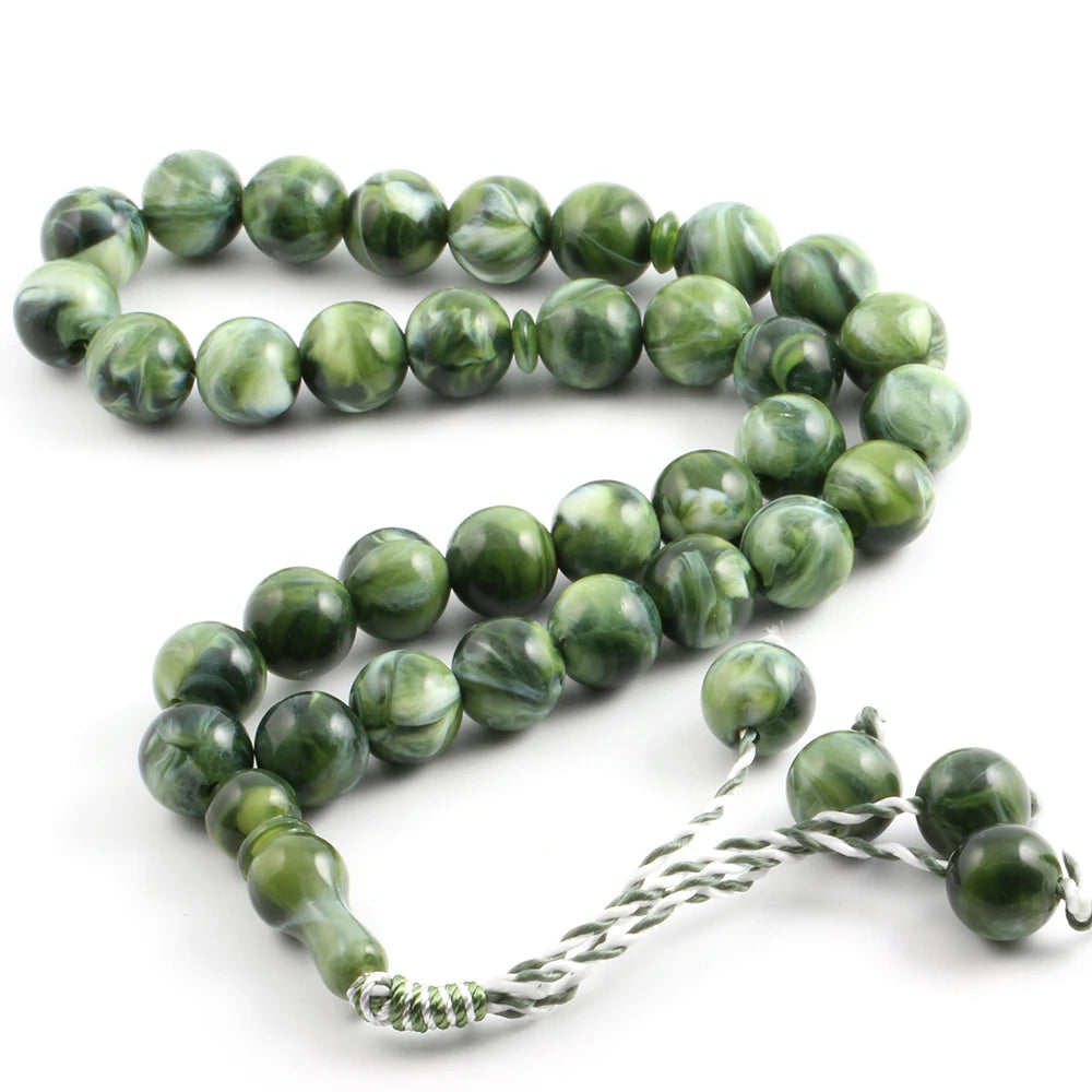 Chapelet Islamique 33 Perles – Marbré | Élégance & Simplicité