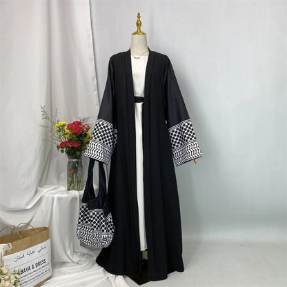 Abaya Femme 2 Pièces Élégante – Cardigan Turc Chic et Moderne