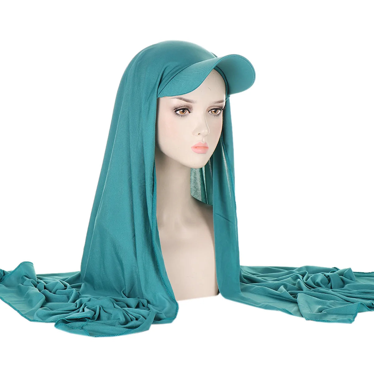 Hijab avec Casquette Integrée – Praticité et Élégance en Un Seul Geste