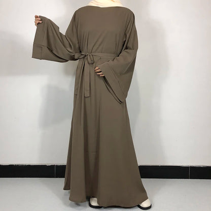 Abaya Femme Minimaliste Chic – Élégance Essentielle & Confort Fluide
