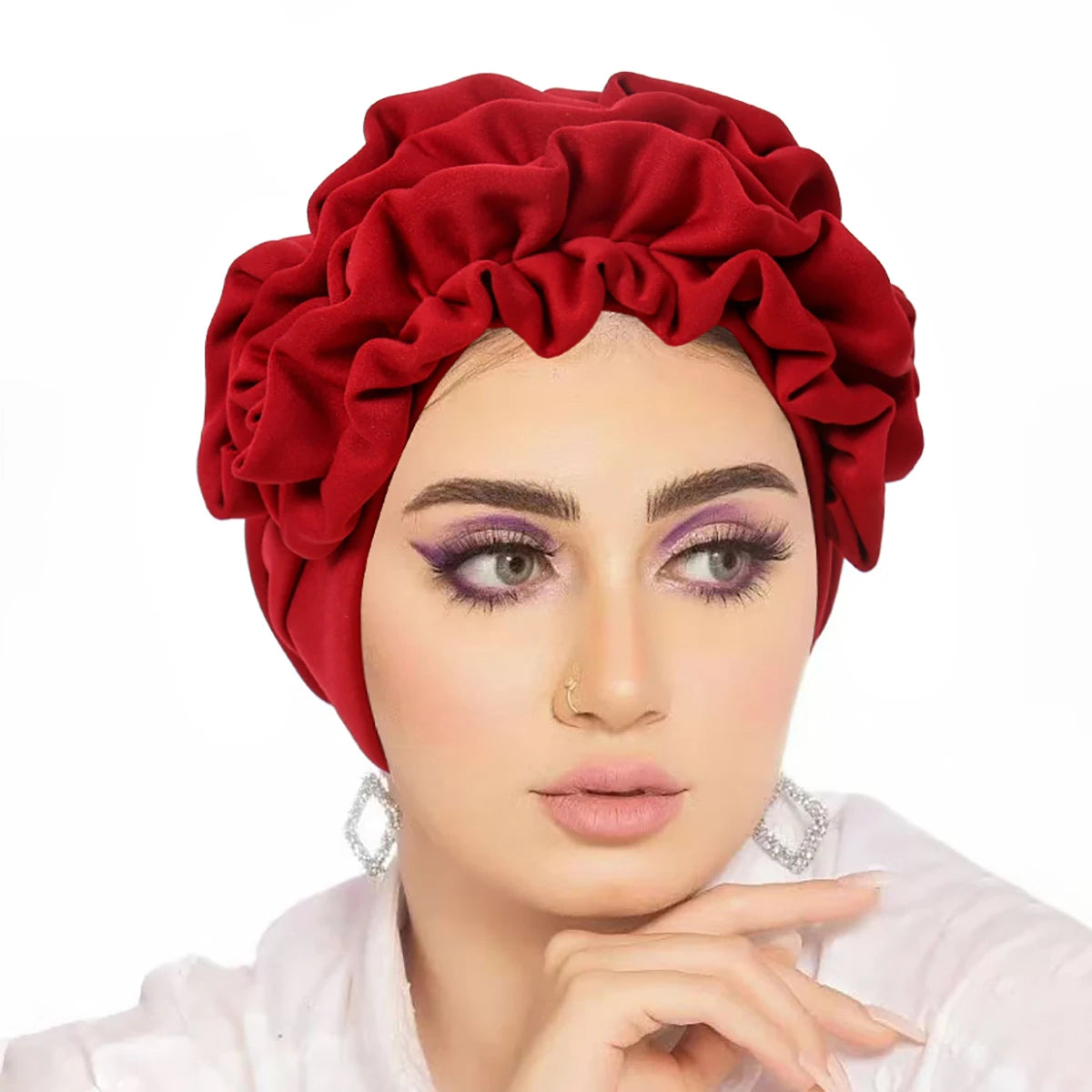 Turban Femme Plissé – Élégance et Confort au Quotidien