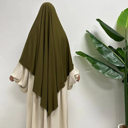 Khimar Femme Haute Qualité – Voile Long et Fluide