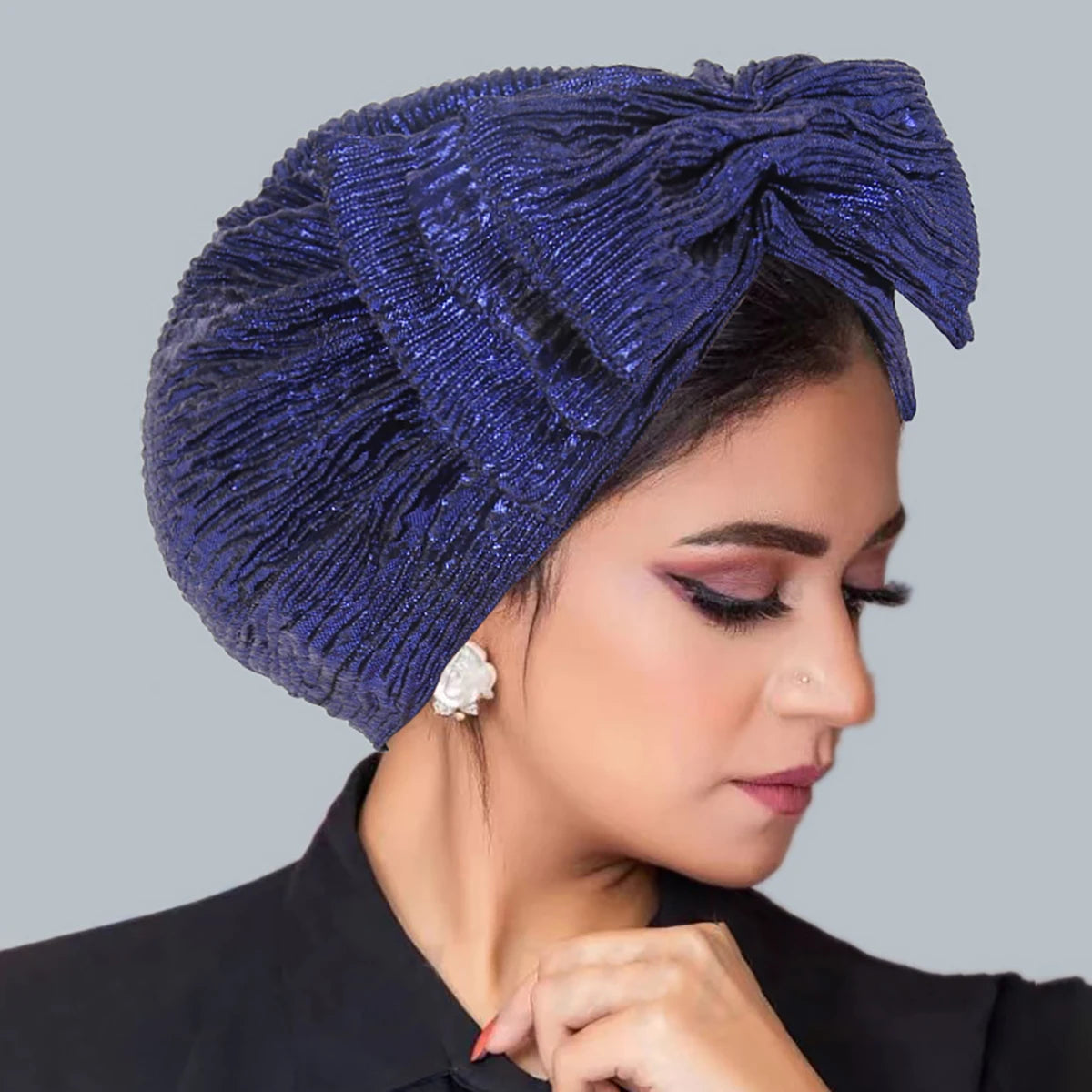 Turban Velours Brillant Femme – Élégance et Confort