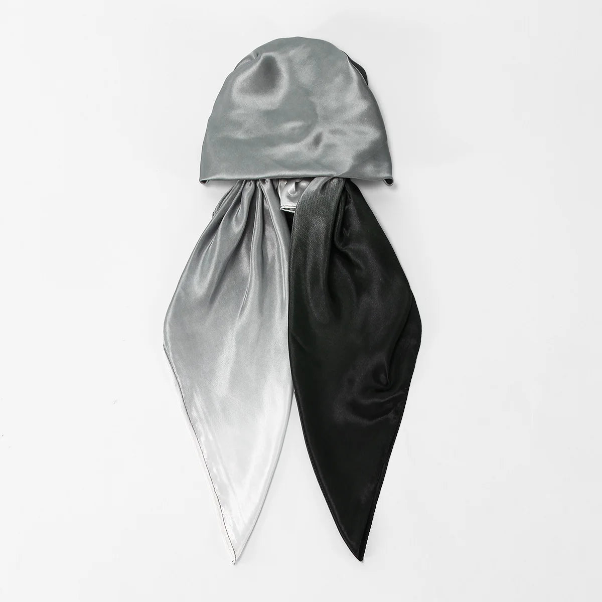 Foulard Hijab en Satin de Soie Imprimé pour Femme – Élégance & Confort