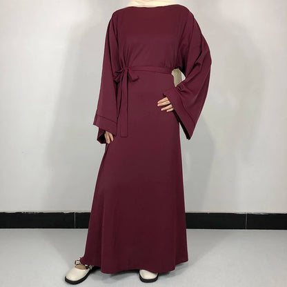 Abaya Femme Minimaliste Chic – Élégance Essentielle & Confort Fluide