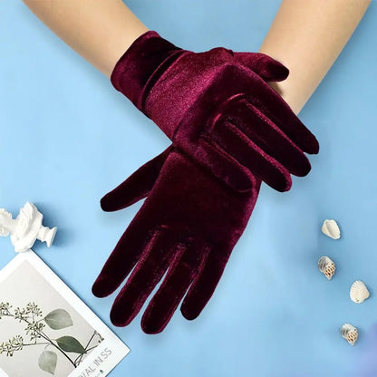 Gants en Velours Élégants – Raffinés pour l’Hiver