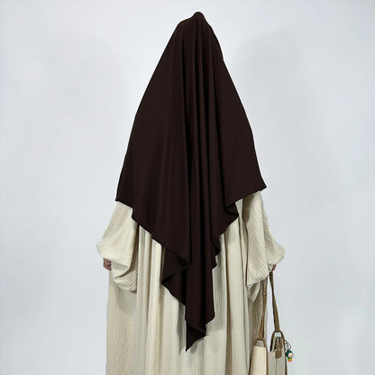 Khimar Femme Haute Qualité – Voile Long et Fluide