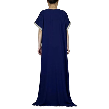 Kaftan Femme Traditionnel  – Élégance Modeste & Détails Sublimes