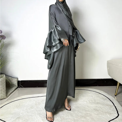 Abaya Femme Luxe Satinée – Élégance et Raffinement pour Femme