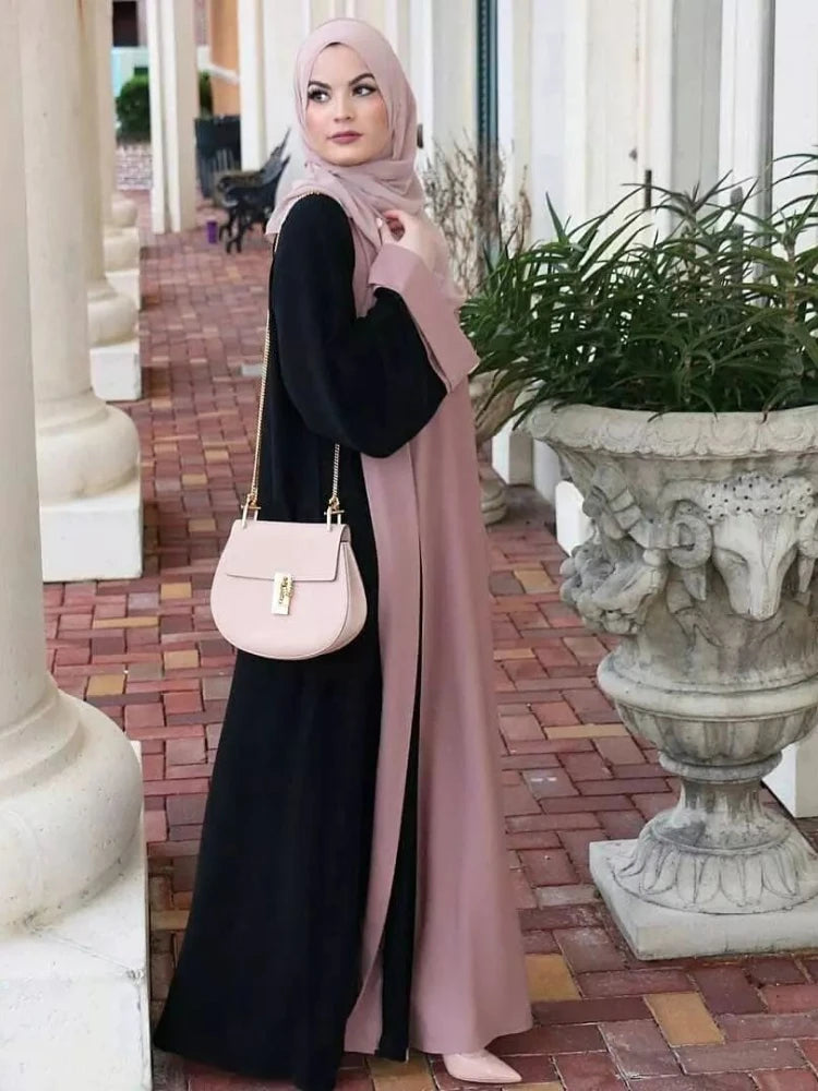 Abaya Femme 2 Pièces Longue Élégance – Ensemble Chic et Moderne