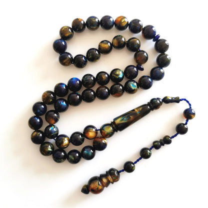 Tasbih Luxe 99 Perles Irisées – Chapelet de Prière Haut de Gamme