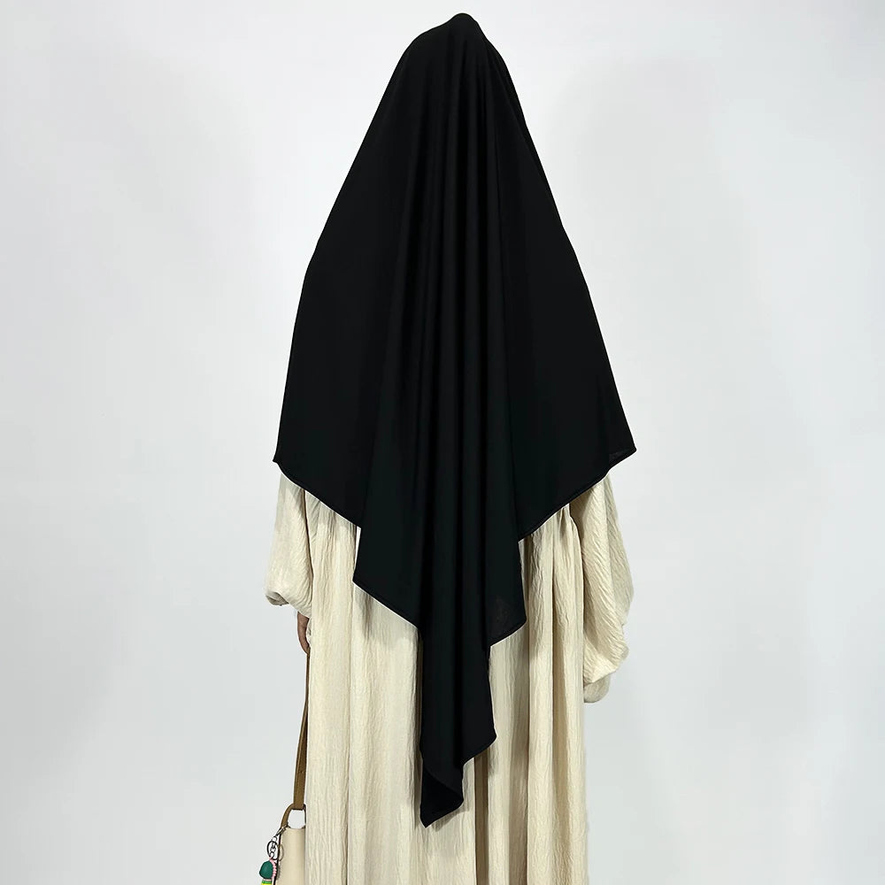 Khimar Femme Haute Qualité – Voile Long et Fluide