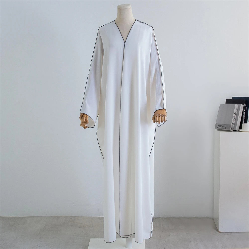 Abaya Femme Kimono Satin – Élégance Fluide et Raffinée