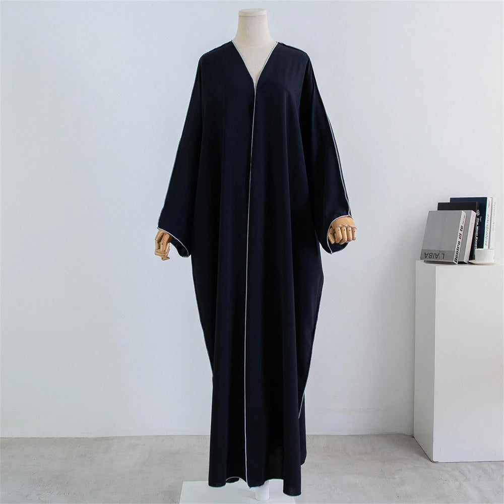 Abaya Femme Kimono Satin – Élégance Fluide et Raffinée
