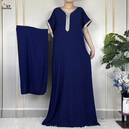 Kaftan Femme Traditionnel  – Élégance Modeste & Détails Sublimes