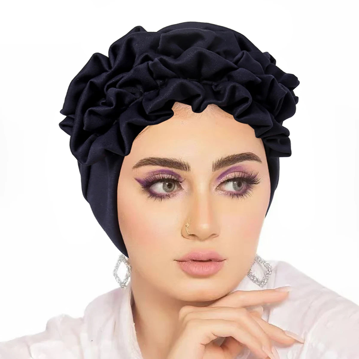 Turban Femme Plissé – Élégance et Confort au Quotidien