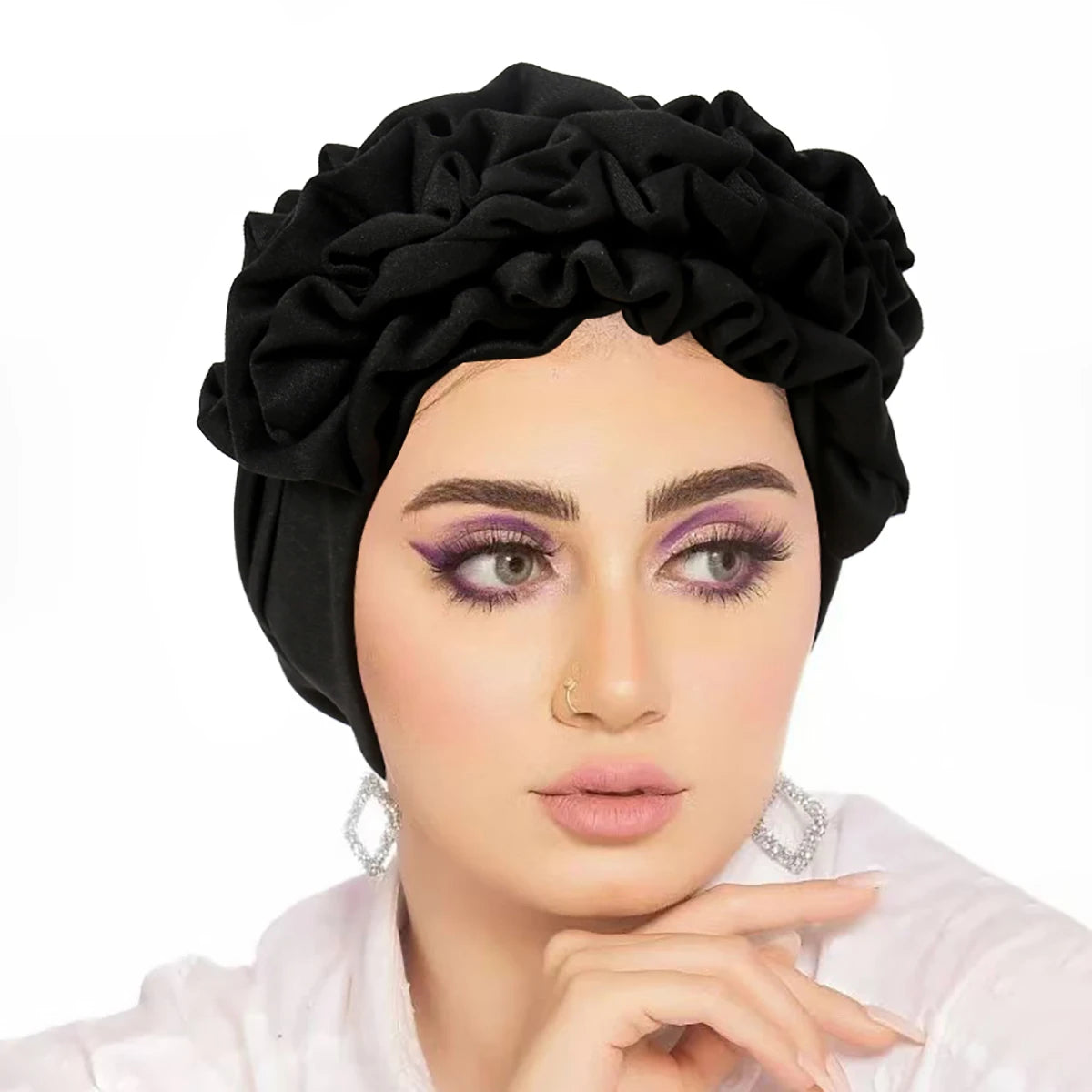 Turban Femme Plissé – Élégance et Confort au Quotidien