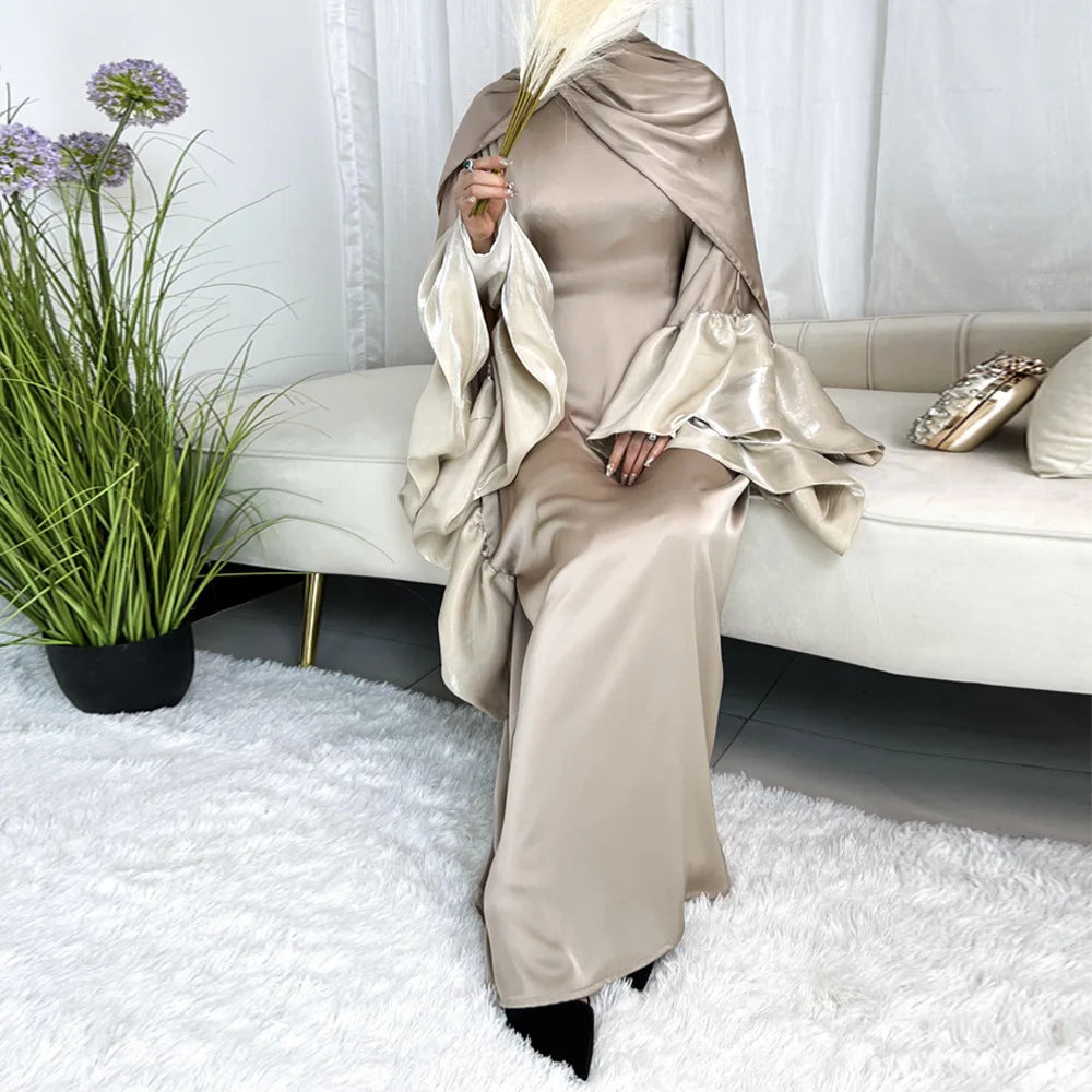 Abaya Femme Luxe Satinée – Élégance et Raffinement pour Femme
