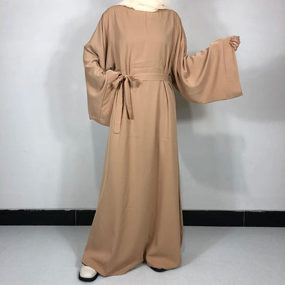 Abaya Femme Minimaliste Chic – Élégance Essentielle & Confort Fluide
