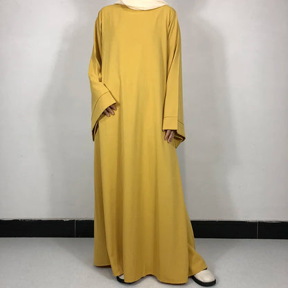 Abaya Femme Minimaliste Chic – Élégance Essentielle & Confort Fluide