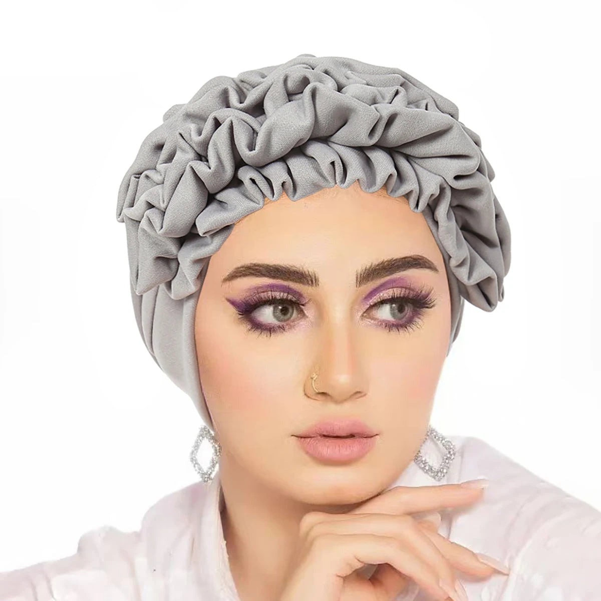 Turban Femme Plissé – Élégance et Confort au Quotidien