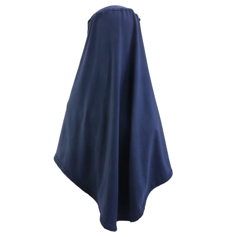 Hijab Uni avec Visière Intégrée – Sous-Foulard Extensible Femme