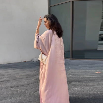 Kimono Femme en Satin Luxe – Élégance Fluide & Toucher Soie