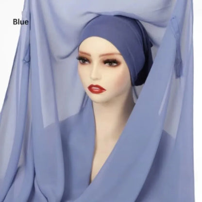 Hijab Femme en Mousseline Ultra-Léger – Chic et Respirant