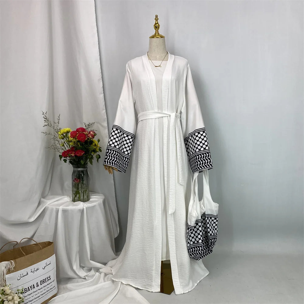 Abaya Femme 2 Pièces Élégante – Cardigan Turc Chic et Moderne